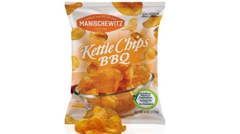 Manischewitz BBQ kettle chips 