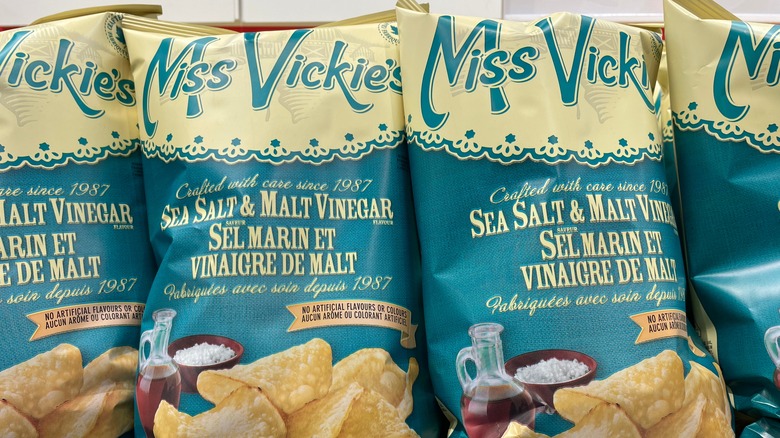 Miss Vickie's Salt & Malt Vinegar chips