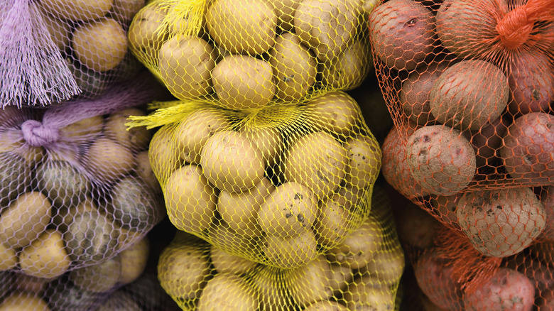 Types of potatoes in bags