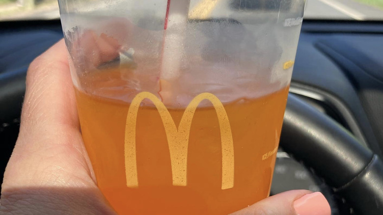 Orange drink at McDonald's