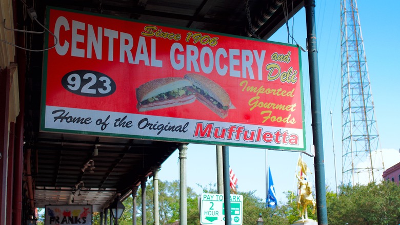 Central Grocery exterior sign