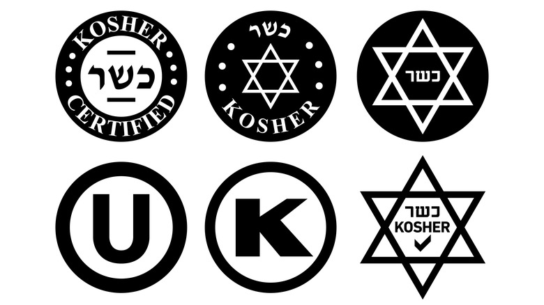 Kosher food symbols