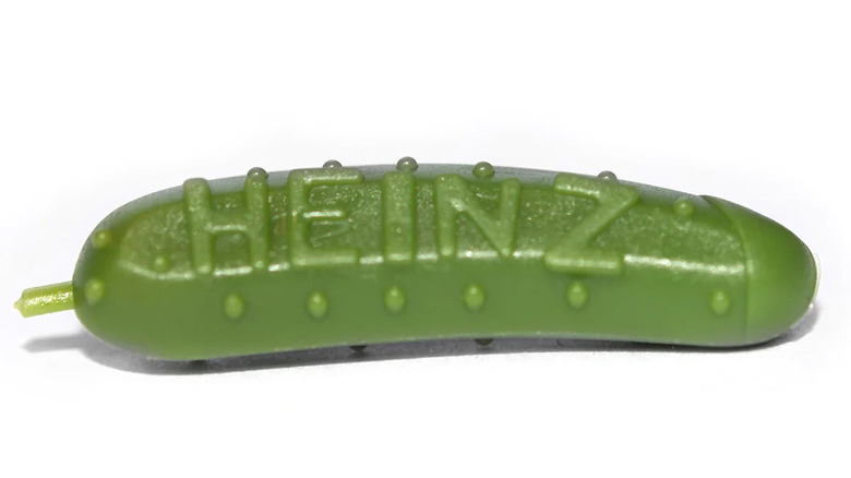 A Heinz pickle pin