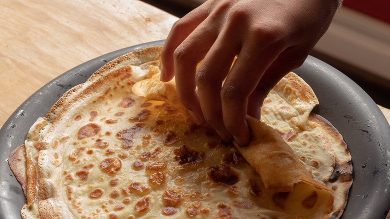 Plate of malawah pancakes