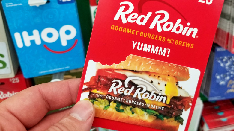 IHOP and Red Robin gift cards