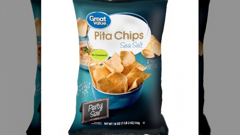 bag of Great Value Pita Chips