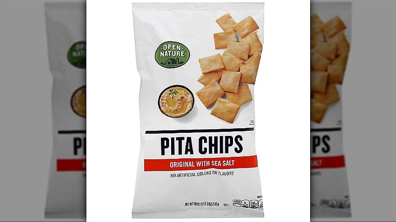 bag of Open Nature Pita Chips