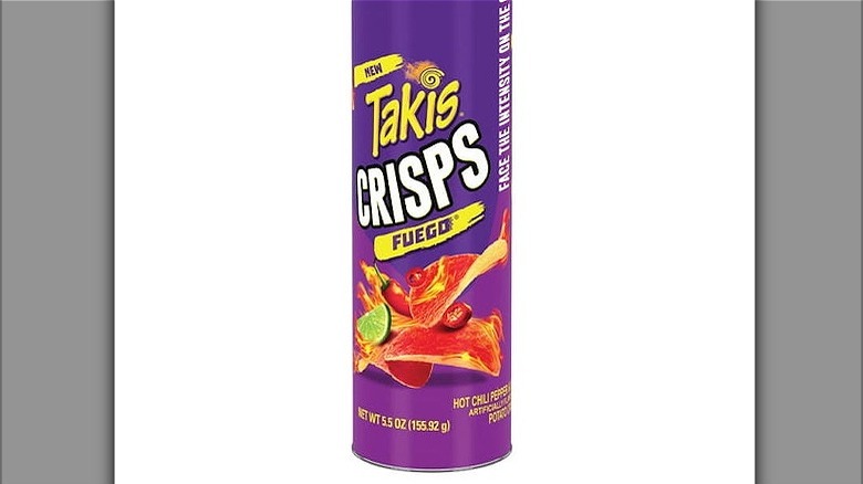 A can of Takis crisps