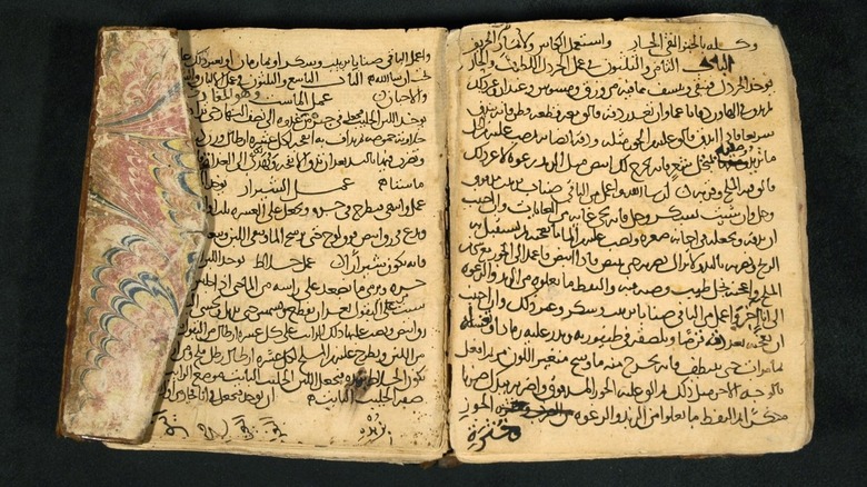 Two handwritten pages from Kitab al-Tabikh