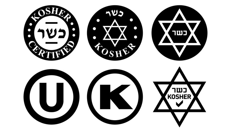 Kosher certification symbols