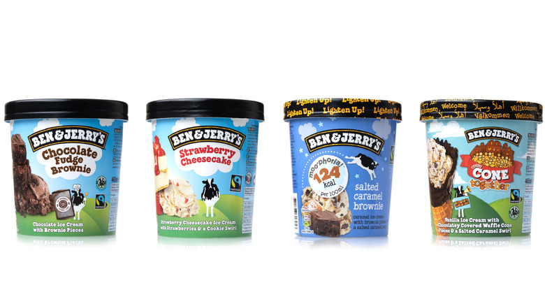 Ben and Jerry's pints