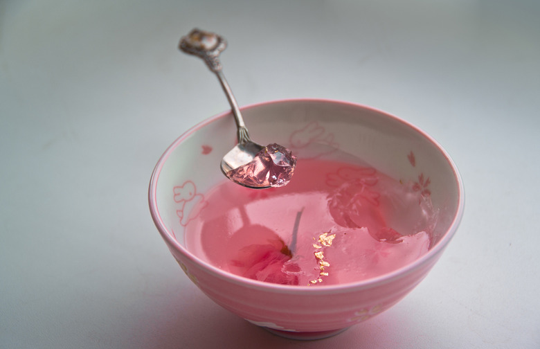 Champagne Jello and Ice Cream