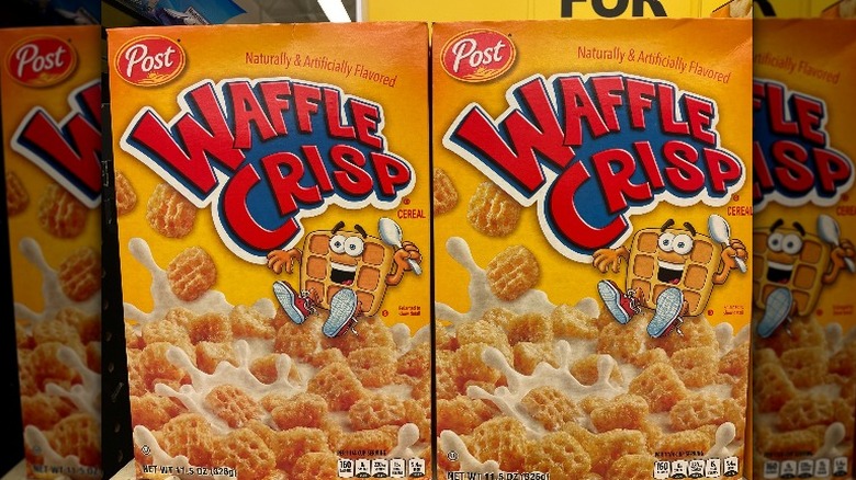 Boxes of Waffle Crisp for sale