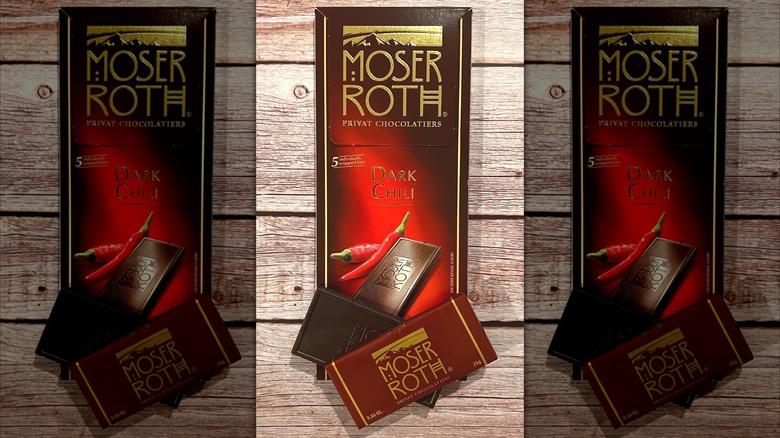 Moser-Roth Dark Chili chocolate