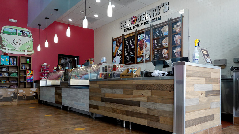 Ben & Jerry's Scoop Shop interior