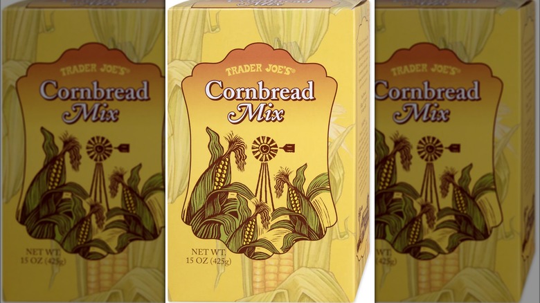 Trader Joe's Cornbread Mix box