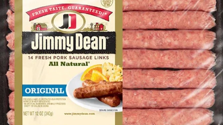 package of Jimmy Dean Sausage Links