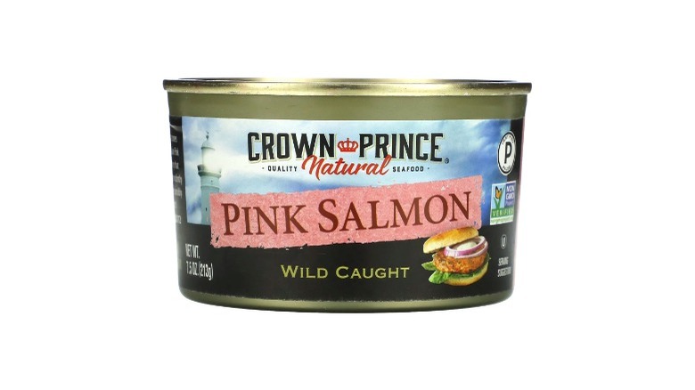 Crown Prince pink salmon can