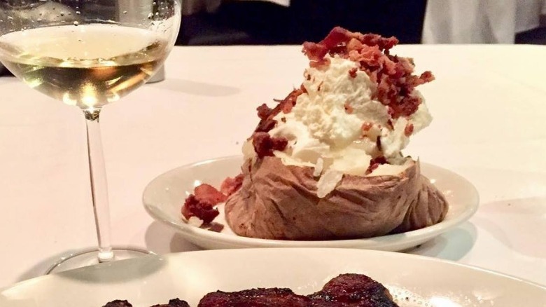 Morton's The Steakhouse loaded baked potato