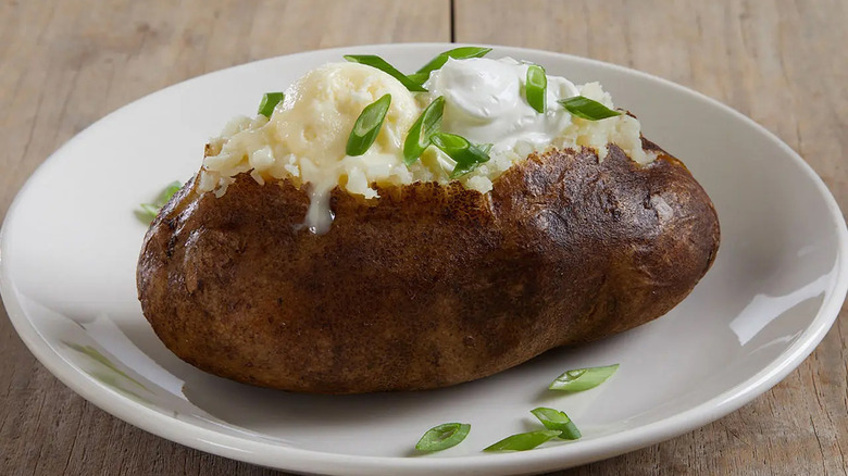 BJ's Restaurant & Brewhouse baked potato