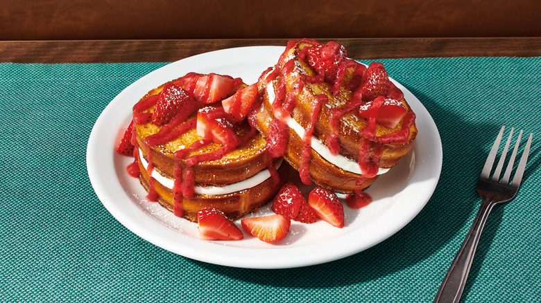 Denny's Strawberry Stuffed French Toast