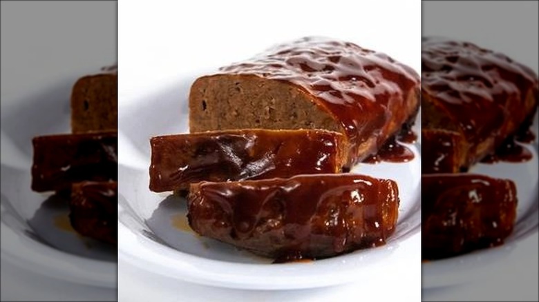 Boston Market's meatloaf, sliced