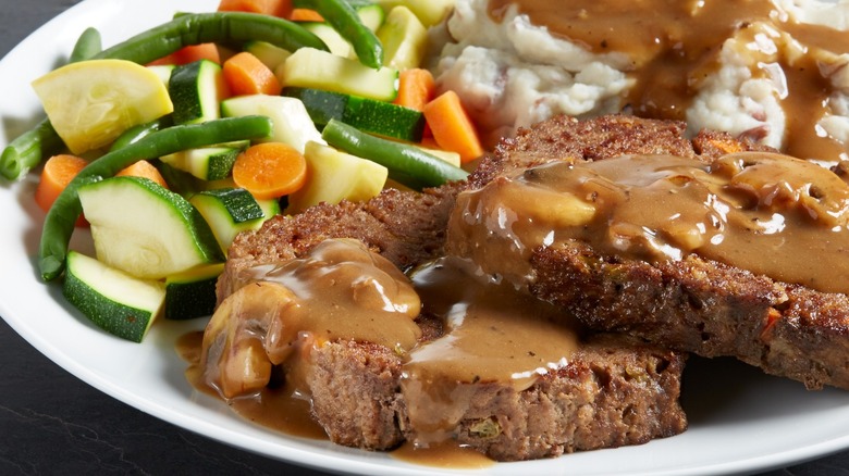 Marie Callender's meatloaf mixed veggies