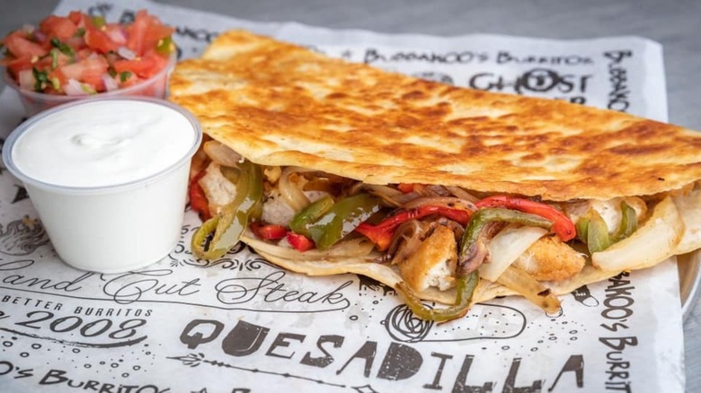 Bubbakoo's Burritos quesadilla