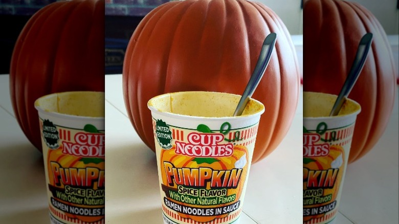 pumpkin spice Cup Noodles