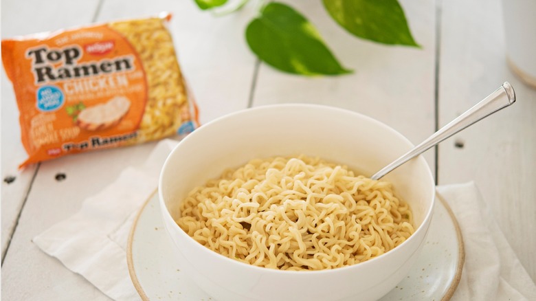 Top Ramen chicken bowl