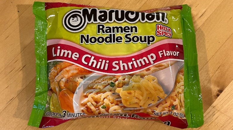 Lime Chili Shrimp ramen