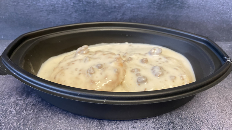 McDonald's breakfast biscuits and gravy