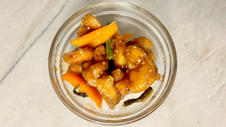 Honey Sesame Chicken Breast in a bowl