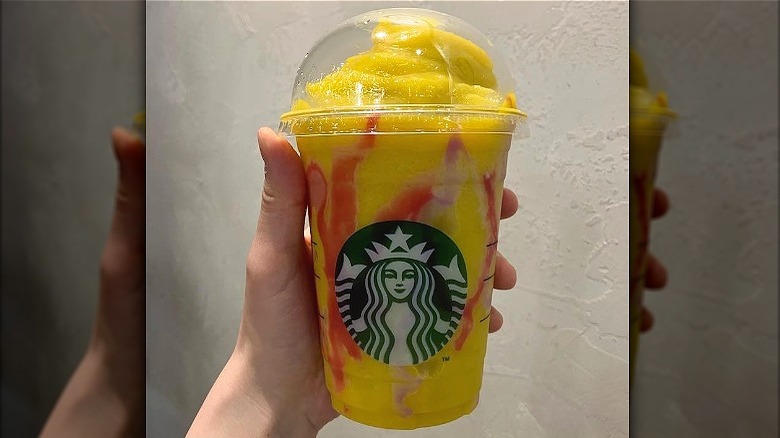 Starbucks drink Punch Graffiti Blended