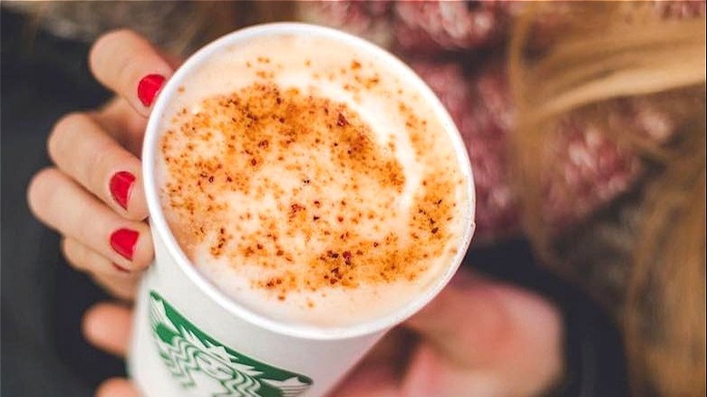 Butterscotch Brûlée Latte Starbucks drink