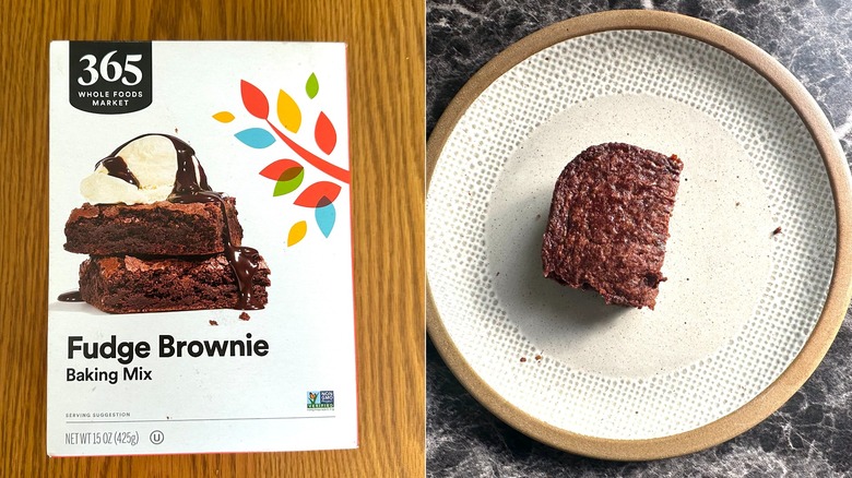 Whole Foods brownie and mix