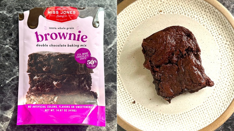 Miss Jones brownie and mix