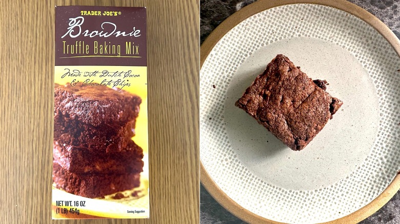 Trader Joe's brownie and mix