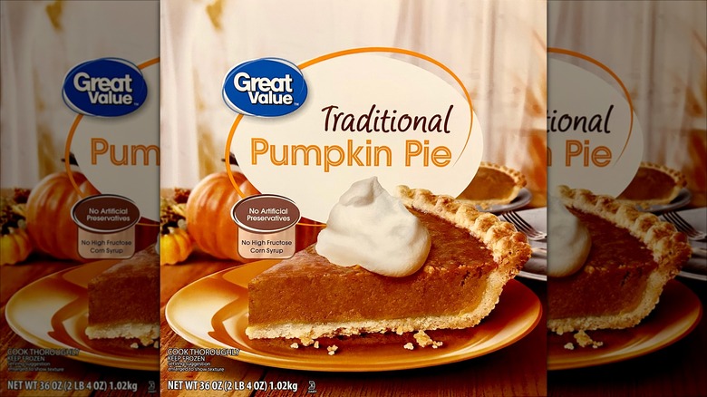 Great Value Pumpkin Pie box