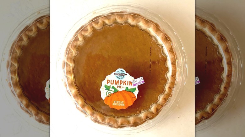 Kroger Bakery Pumpkin Pie package