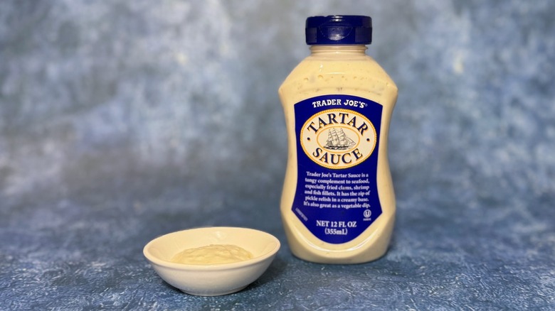 Trader Joe's tartar sauce squeeze bottlel