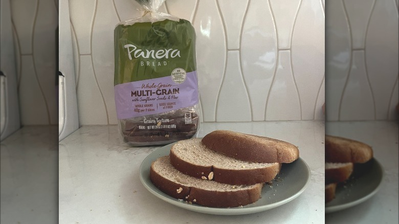 Panera Bread Whole Grain Multi-Grain with Sunflower Seeds and Flax bread 