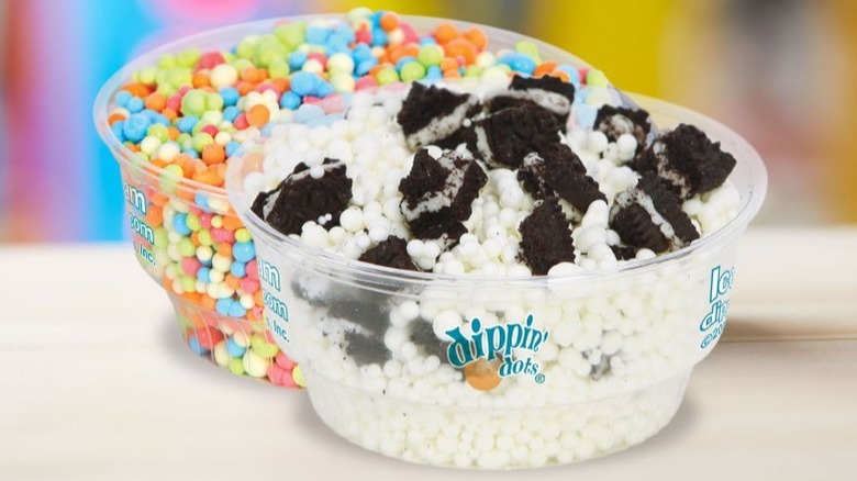 Chuck E. Cheese Dippin' Dots flavors