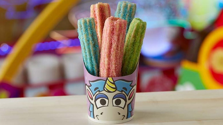 Chuck E. Cheese Unicorn Churros