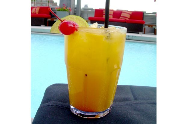 The Mango Lime Rickey at Plunge at Gansevoort Meatpacking, New York City