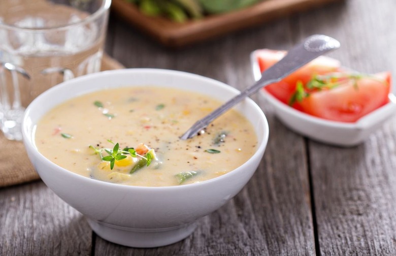 Brats, Beer, and Cheddar Chowder