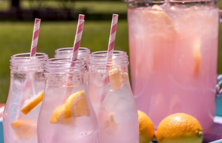 Vodka-Spiked Pink Lemonade