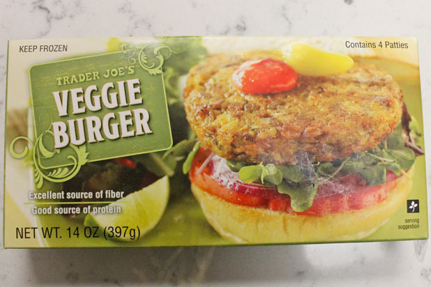 2) Trader Joe's Veggie Burgers ($3.79)