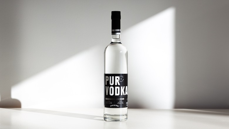 Bottle of Pur vodka