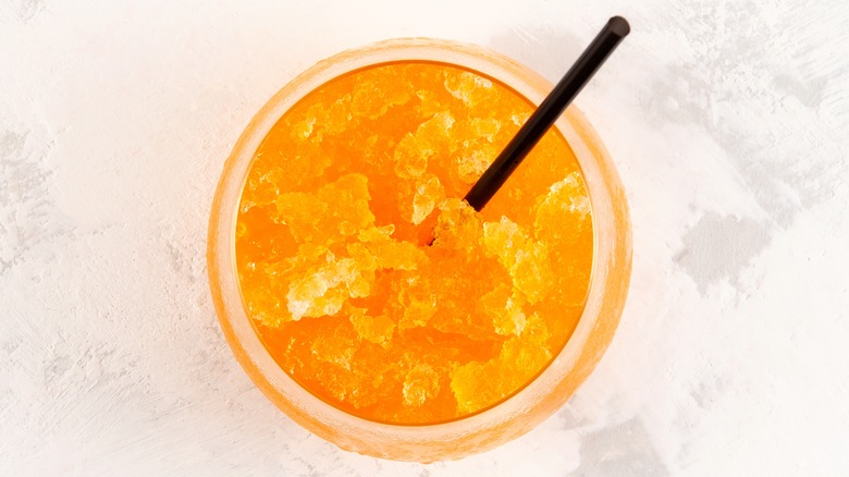 orange slushie